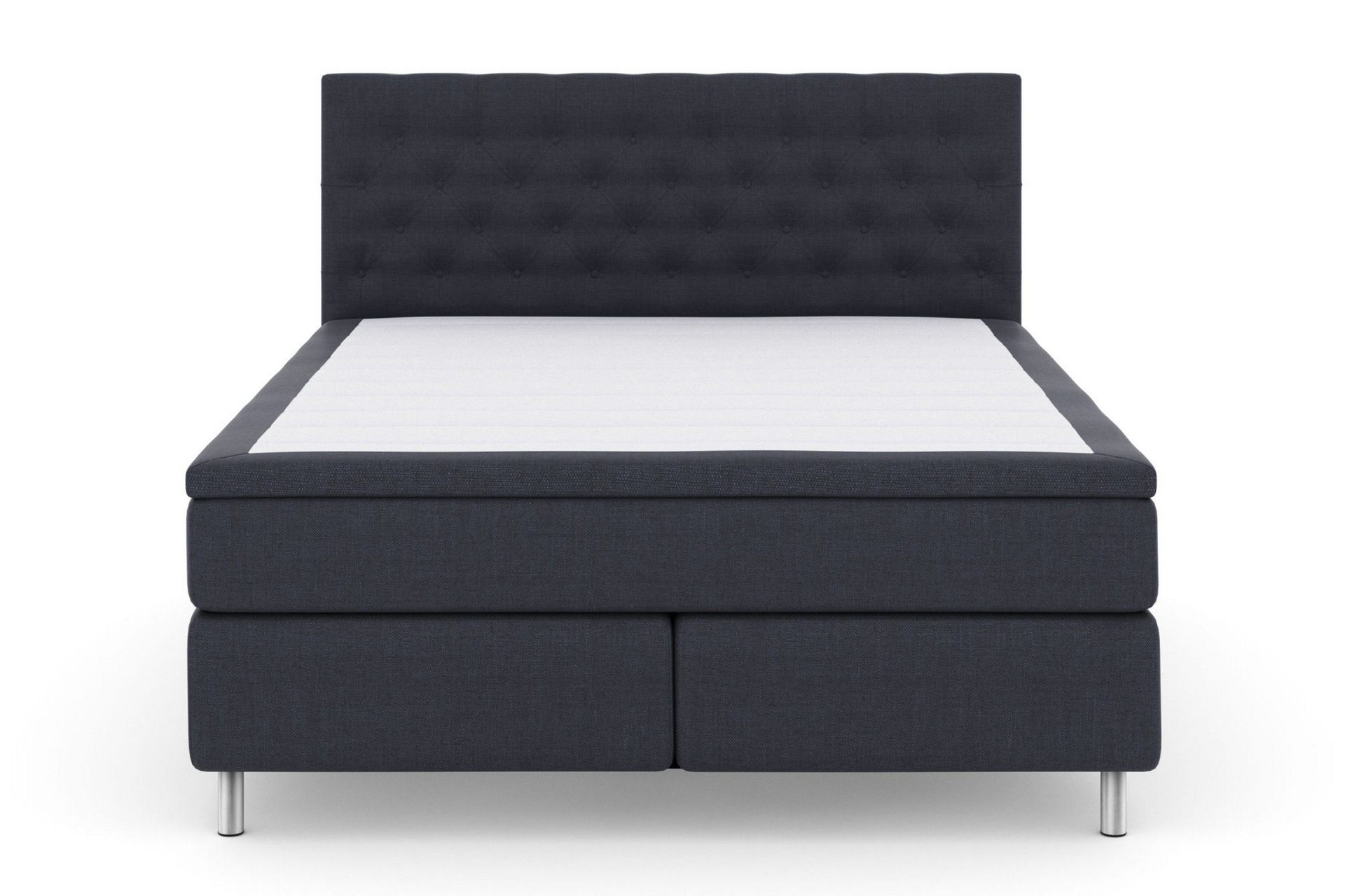 Jenkkisänky Choice No 6 180x200 Kova Memory/Pussi - Sininen/Metalli
