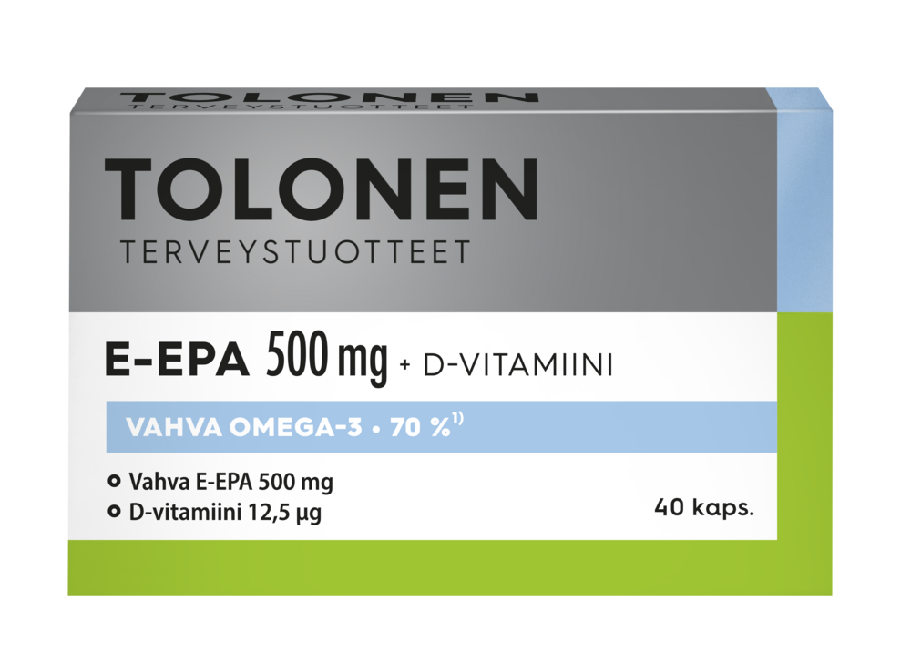 Tolonen E-EPA 500 mg 40 kapselia