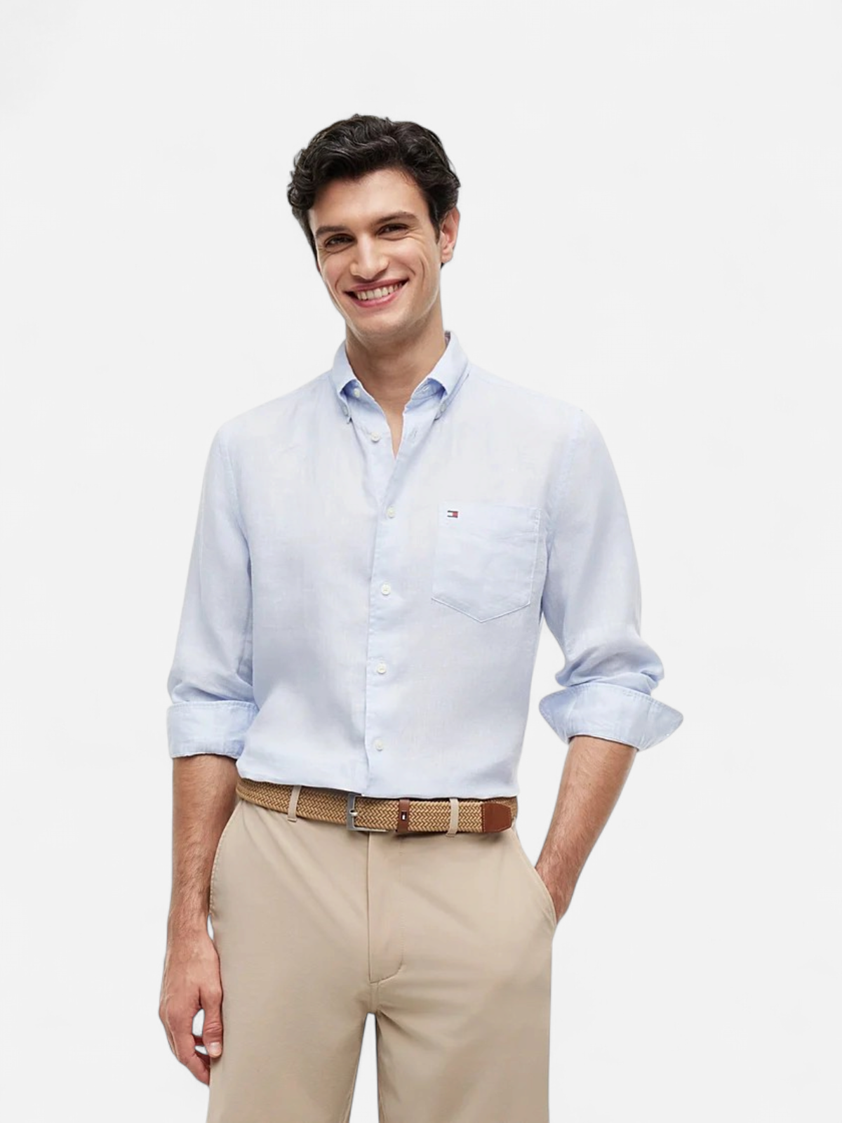 Tommy Hilfiger Pigment Dyed Linen RF Shirt SS