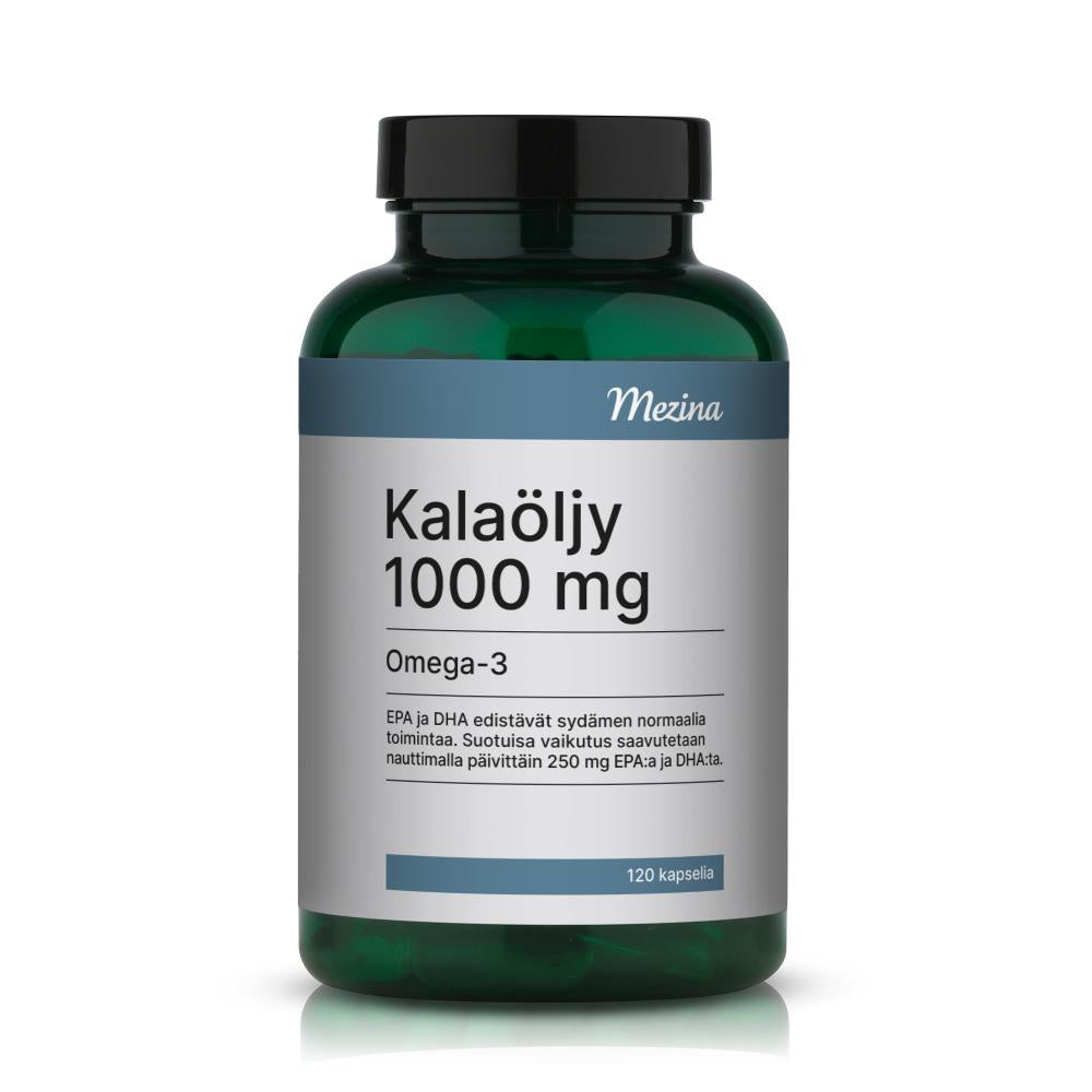 Mezina Kalaöljy 1000 mg Omega-3 120 kaps
