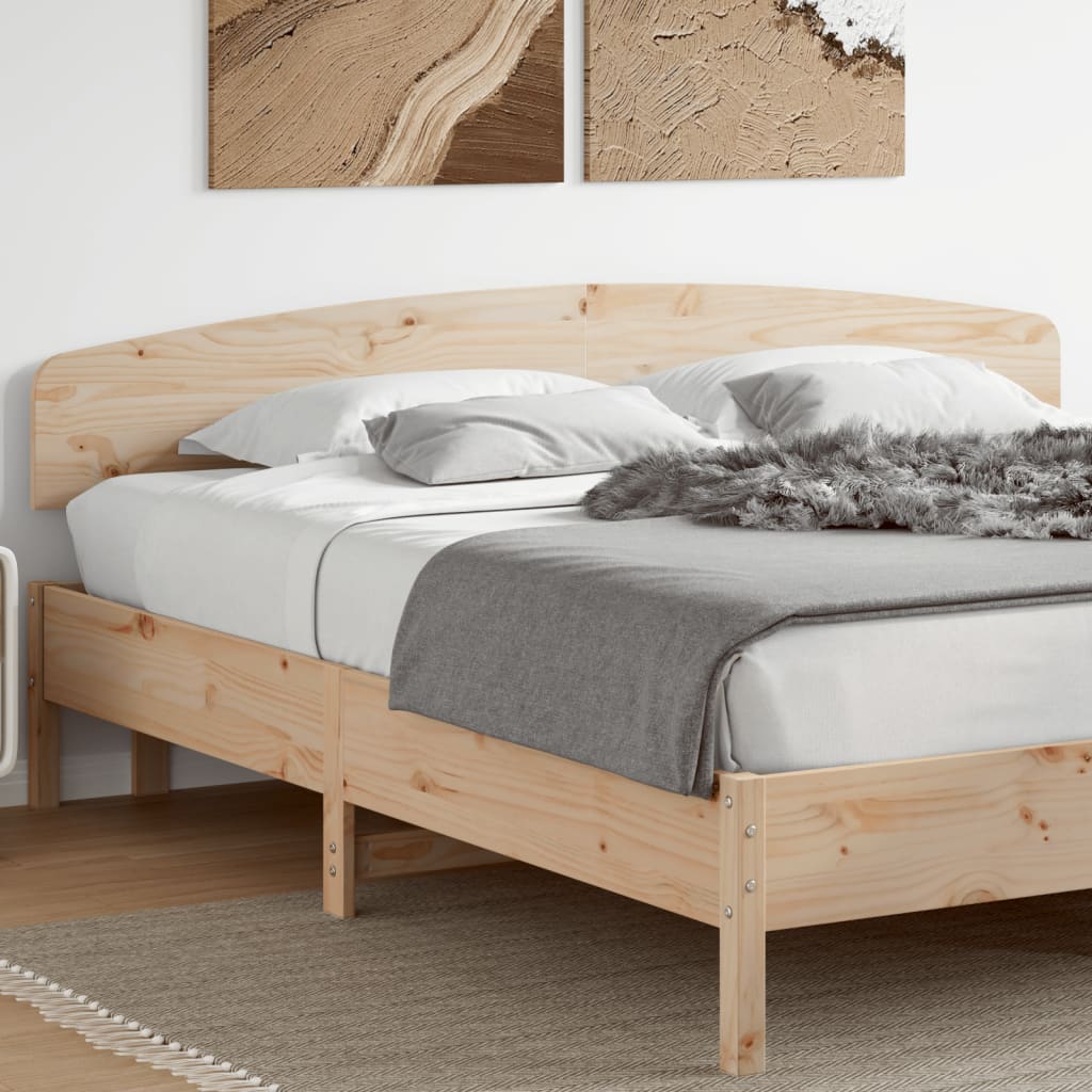 vidaXL Sängynpääty 180 cm täysi mänty