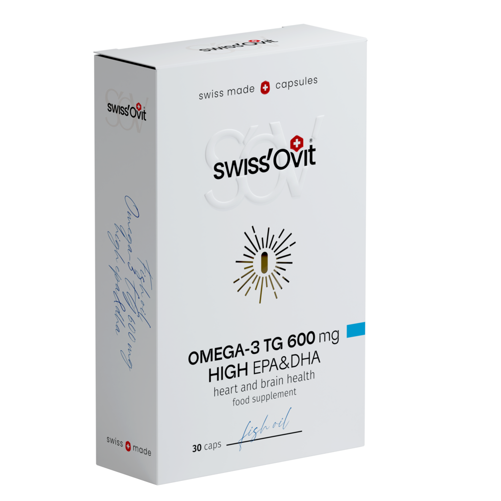SwissOvit Omega-3 TG 600 mg 30 kaps