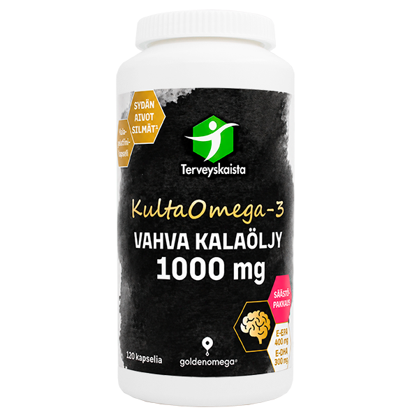 Terveyskaista KultaOmega-3 1000 mg 120 kaps