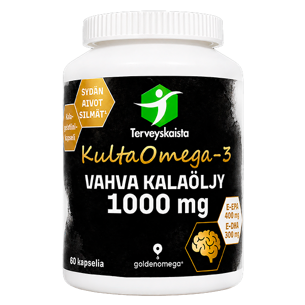 Terveyskaista KultaOmega-3 1000 mg 60 kaps